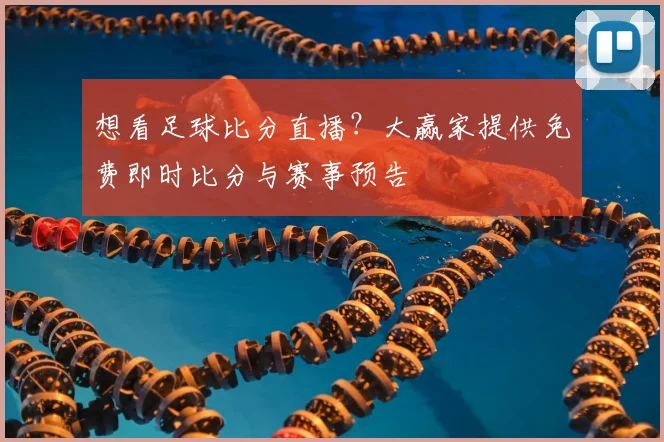 想看足球比分直播？大赢家提供免费即时比分与赛事预告